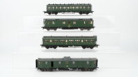 Fleischmann H0 Konvolut Abteilwagen 2./3. Kl. Postwagen Gepäckwagen DB (Abbrüche)