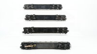 Märklin H0 Konvolut Personenwagen 1.Kl. blau Packwagen grün DB (Abbrüche)