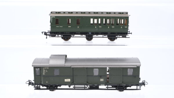 Märklin H0 Konvolut Abteilwagen 2. Kl. Gepäckwagen DB u.a.