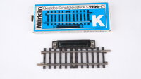Märklin H0 2199 Gerades Schaltgleisstück 1/2