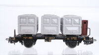 Märklin H0  Konvolut Behältertragwagen "Von Haus zu Haus" Säuretopfwagen DB u.a.