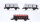 Märklin H0  Konvolut Behältertragwagen "Von Haus zu Haus" Säuretopfwagen DB u.a.