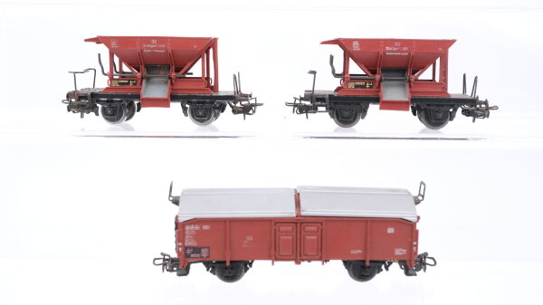 Märklin H0 Konvolut Talbot-Trichterwagen Schiebedachwagen DB