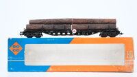 Roco H0 4360 Rungenwagen mit Baumstämmen DB