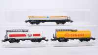 Märklin H0 Konvolut Kesselwagen "Esso Shell Brüninghaus" DB