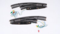 Märklin H0 2167 Elektromagnetisches Bogenweichenpaar K Gleis