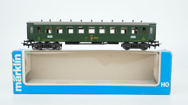 Märklin H0 4138 Schnellzugwagen (8901) 3.Kl. C4ü der SBB