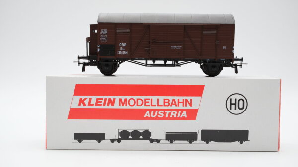 Klein Modellbahn H0 3001 Gedeckter Güterwagen mit Bremserhaus "Gds" ÖBB