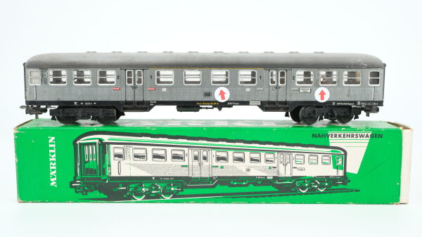 Märklin H0 4043 Nahverkehrswagen Silberling 1./2. Kl. DB