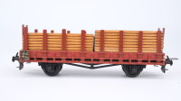 Trix H0 3437 Rungenwagen mit Holzladung