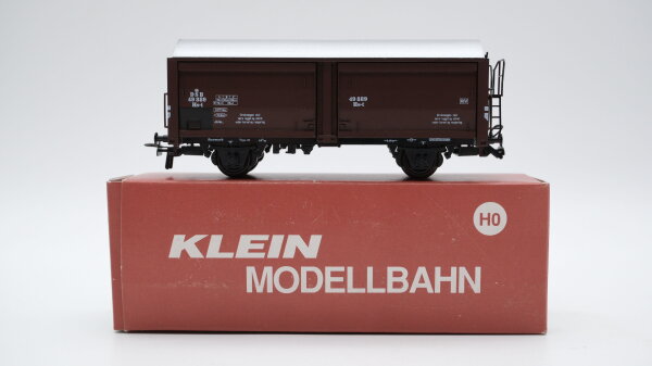Klein Modellbahn H0 3297 Schiebenwagen mit Bremserbühne "Hs" DSB