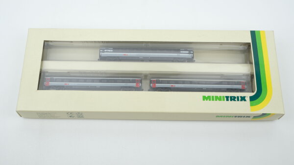 Minitrix N 13071 Personenwagen Set 3-teilig SBB CFF FFS