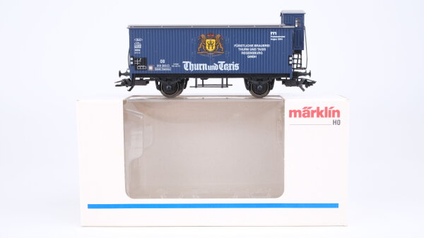 Märklin H0 84890 Bierwagen THURN UND TAXIS  (Kühlwagen mit Bremserhaus)  Gk 10 der DB Postmuseumswagen 1994