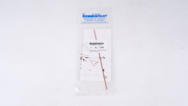 Sommerfeldt H0 138 Bogenabzug f.3 Gleise (ohne Mast)
