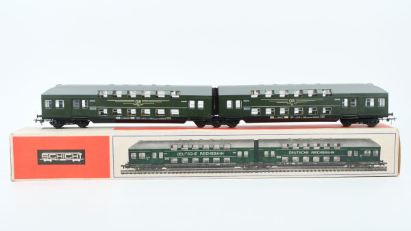 Schicht H0 5452531/426/45 Doppelstockzug 2-teilig beleuchtet DR