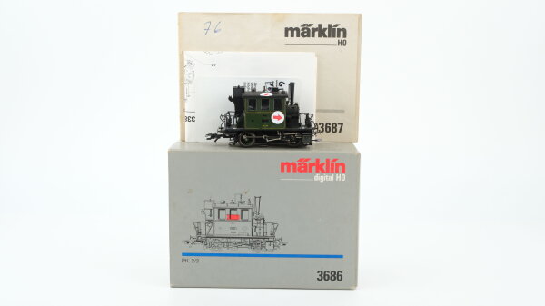 Märklin H0 3686 Tenderlokomotive "Glaskasten" BR PtL 2/2 4531 DRG Wechselstrom Digital (stoppt häufig)