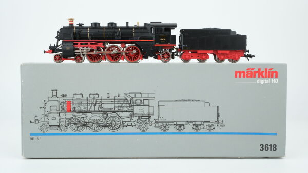 Märklin H0 3618 Dampflok BR 18 434 DRG Wechselstrom Digital (vermutlich verharzt)