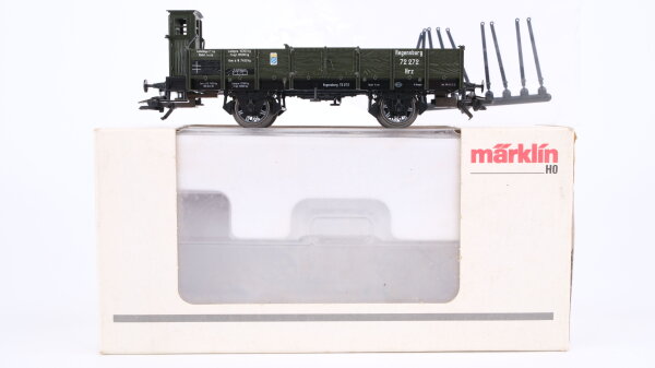 Märklin H0 46157 Niederbordwagen  Hrz der K.Bay.Sts.B.