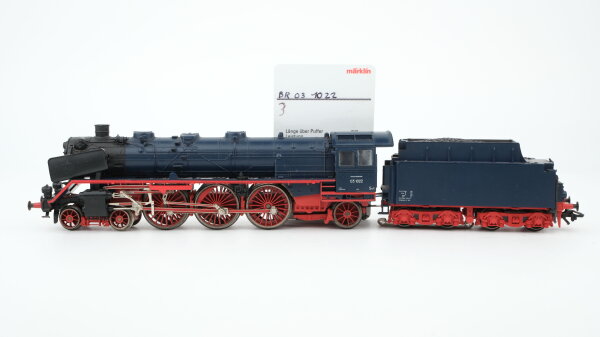 Märklin H0 Dampflok BR 03 1022 DB Wechselstrom Digital (Licht teilweise defekt)