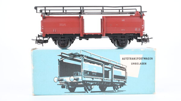 Märklin H0 4612 Autotransportwagen unbeladen Off 52 DB