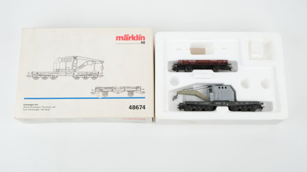 Märklin H0 48674 Kranwagen-Set "Nürnberg" DRG
