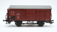 Märklin H0 46821 Gedeckter Güterwagen mit Bremserhaus und Straßenroller-Satz "Culemeyer"  Gr der DRG