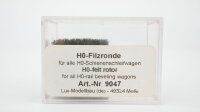 Lux Modellbau H0 9047 Filzronde für Schienen- und Oberleitungsschleifwagen