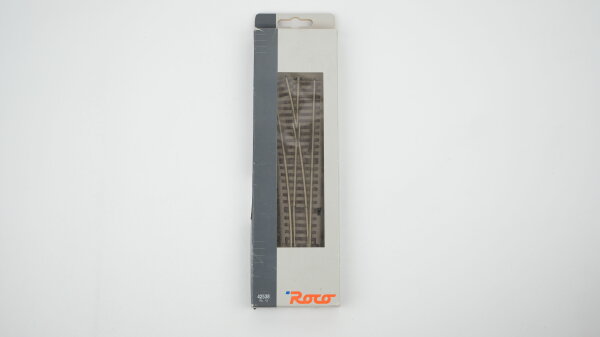 Roco H0 42538 Weiche links mit Bettung WL15 (2 Stk. in OVP grau)