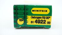 Minitrix N 51 4922 00 Gebogenes Gleis R2 30° (10 Stück)