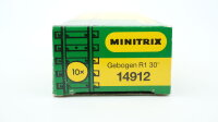 Minitrix N 14912 Gebogenes Gleis R1 30° 10 Stück