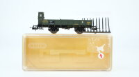 Trix H0 23639 Niederbordwagen mit Bremserhaus K.Bay.Sts.B.