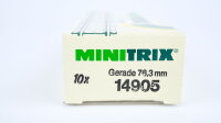 Trix N 14905 Minitrix gerades Gleis 76,3 mm (10 Stück)
