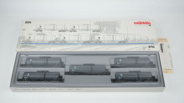 Märklin H0 4755 VTG Kesselwagen-Set der DB