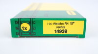 Trix N 14939 Minitrix Handweiche R4, 15° rechts