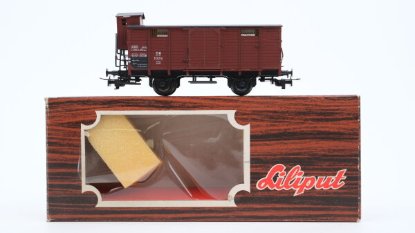 Liliput H0 214 00 Gedeckter Güterwagen mit Brhs. DB