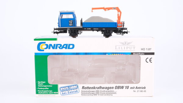 Liliput H0 21 66 43 Rottenkraftwagen BR OBW 10 Gleichstrom (starke Fahrgeräusche)