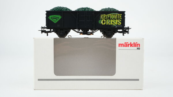 Märklin H0 48706 Offener Güterwagen KRYPTONITE CRISIS  El-u 1.FC märklin Jahreswagen 2006