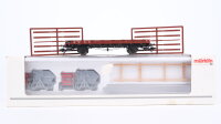 Märklin H0 45096 Rungenwagen mit Mähdreschern...