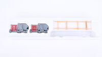 Märklin H0 45096 Rungenwagen mit Mähdreschern  R 02 der DB