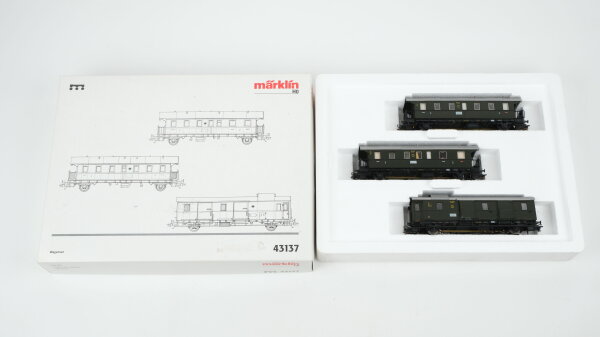 Märklin H0 43137 Personenwagen Set Donnerbüchsen DRG (Umbau)