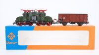 Roco H0 E-Lok BR E 7128 DRG mit Güterwagen...