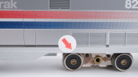 Athearn H0 US Diesellok AMD 103 P40 824 Amtrak Wechselstrom (Fehlteile)