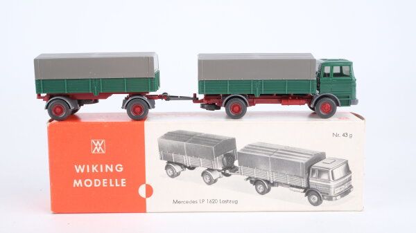 Wiking H0 43 g Mercedes LP 1620 Lastzug