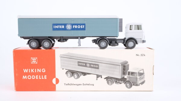 Wiking H0 52 k Tiefkühlwagen-Sattelzug