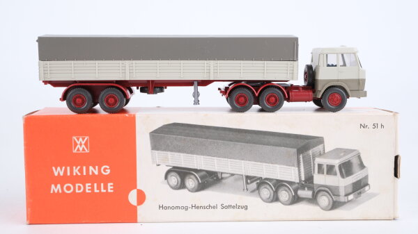 Wiking H0 51 h Hanomag-Henschel Sattelzug