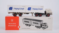 Wiking H0 521 Alu-Container Sattelzug