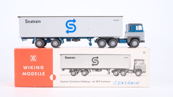 Wiking H0 52 Seatrain Container Sattelzug