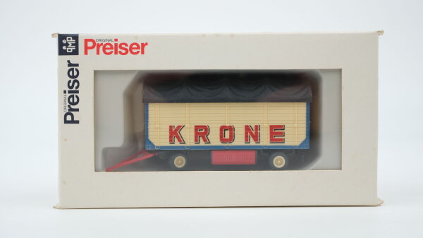 Preiser H0 21023 Packwagen Zirkus Krone mit Plane