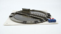Märklin H0 7186 Elektro Drehscheibe M-Gleis m. Schalter