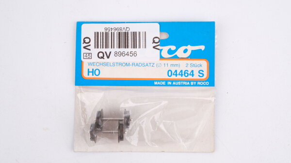 Roco H0 04464 S Wechselstrom- Radsatz (11mm) 2 Stück in OVP